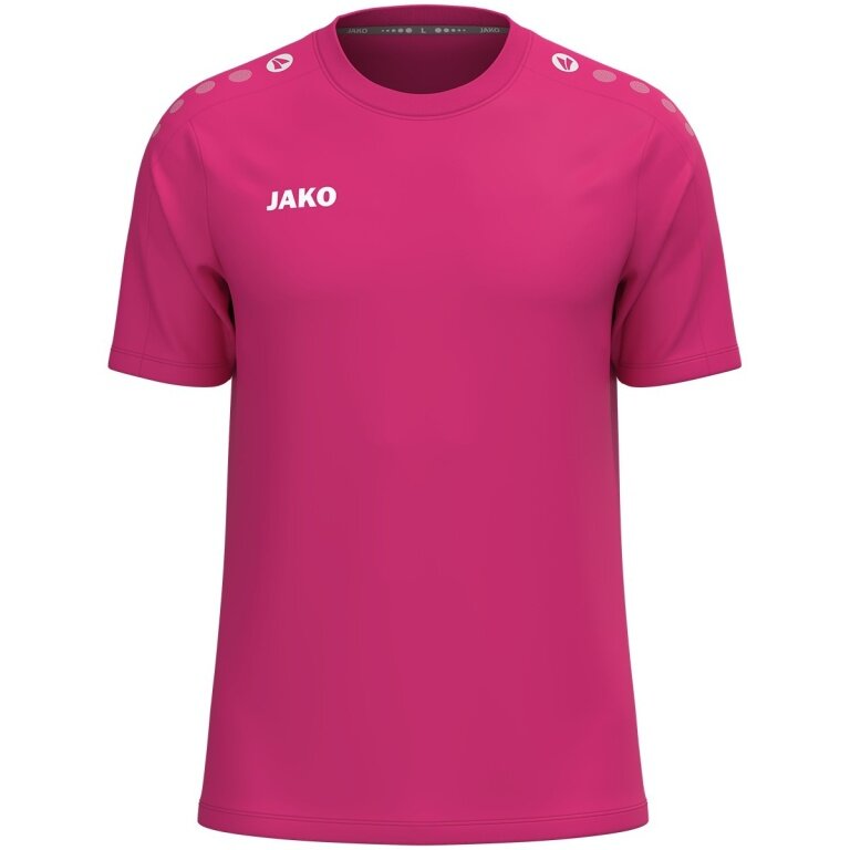 JAKO Sport-Tshirt One Cotton (Mischgewebe) rosa Herren