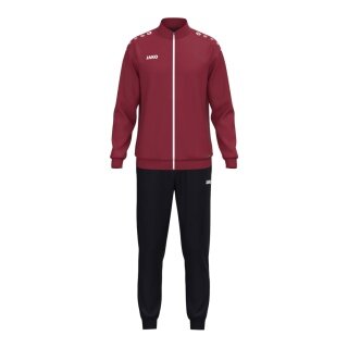 JAKO Trainingsanzug (Polyesteranzug) One - 100% rec. Polyester - bordeauxrot/schwarz Herren