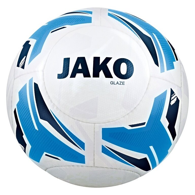 JAKO Trainingsball Glaze (Größe 5) weiss/blau - 1 Ball