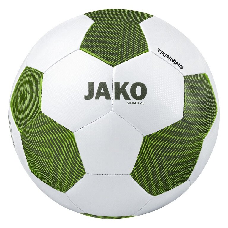JAKO Trainingsball Striker 2.0 (Größe 3) weiss/khakigrün - 1 Ball