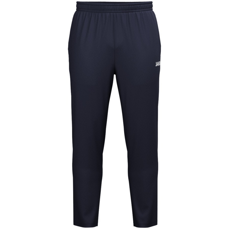 JAKO Trainingshose One Webhose (Seitentaschen mit Reißverschluss) lang marineblau Herren
