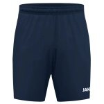 JAKO Trainingshose Dynamic Short (elastischer Bund mit Kordelzug) kurz navyblau Damen