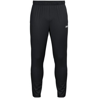 JAKO Trainingshose One (Polyester-Terry) lang schwarz Herren