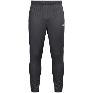 JAKO Trainingshose One (Polyester-Terry) lang anthrazitgrau Kinder