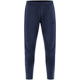 JAKO Trainingshose Power (Stretch-Knit-Polyester, Seitentaschen mit Reißverschluss) lang marineblau Herren