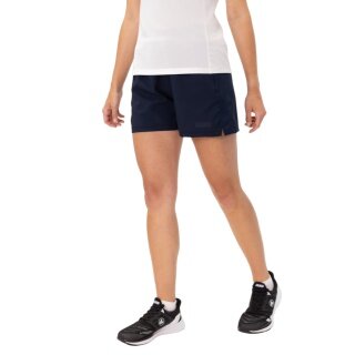 JAKO Trainingshose Power Running Short (Stretch-Micro-Twill) kurz marineblau Damen