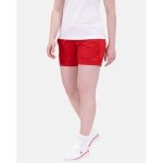 JAKO Trainingshose Short Power (Polyester-Interlock, elastisch, strapazierfähig) kurz rot Damen