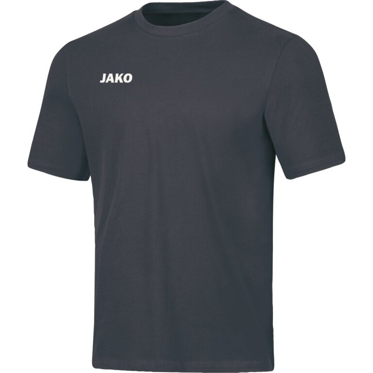 JAKO T-Shirt Base (Baumwolle) anthrazitgrau Herren
