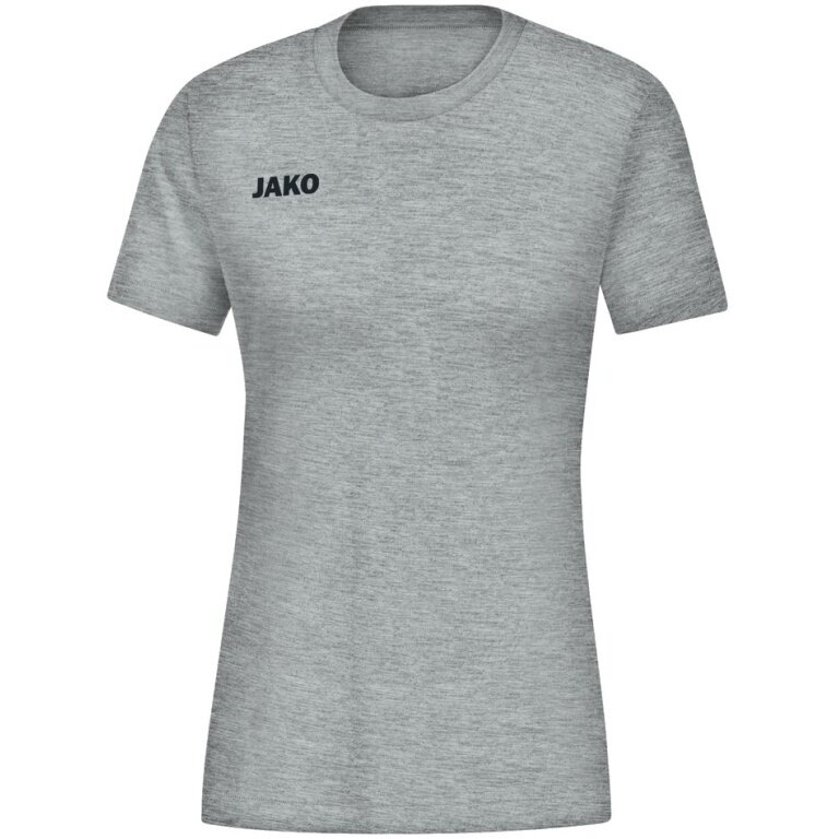 JAKO T-Shirt Base (Baumwolle) hellgrau Damen