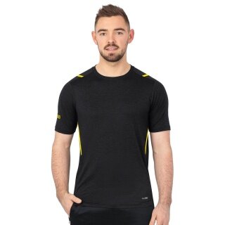JAKO Sport-Tshirt Challenge - Polyester-Stretch-Jersey - schwarz/gelb Herren
