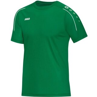 JAKO Sport-Tshirt Classico (100% Polyester-Jacquard) grün Jungen