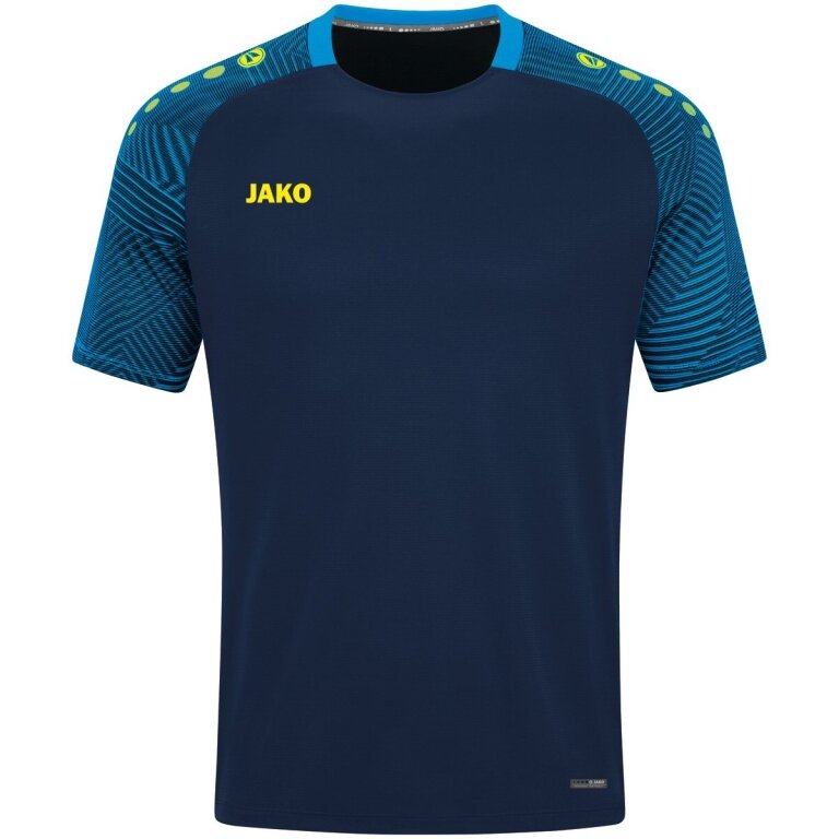 JAKO Sport-Tshirt Performance (modern, atmungsaktiv, schnelltrocknend) marineblau/hellblau Kinder