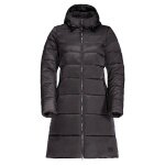 Jack Wolfskin Wintermantel Eisbach Coat (winddicht, wasserabweisend, PFC-frei) phantomgrau Damen