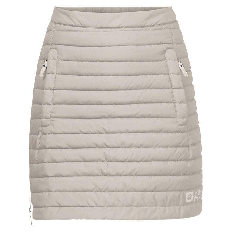Jack Wolfskin Winterrock Iceguard (winddicht, warm wattiert, PFC-frei) perlenweiss Damen
