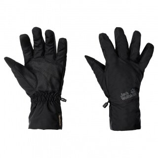 Jack Wolfskin Winterhandschuhe Texapore Basic Glove - winddicht, touchscreenfreundlich, Fleece-Innenseite - schwarz