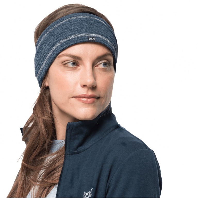 Jack Wolfskin Stirnband Active Tongari Headband nachtblau Damen