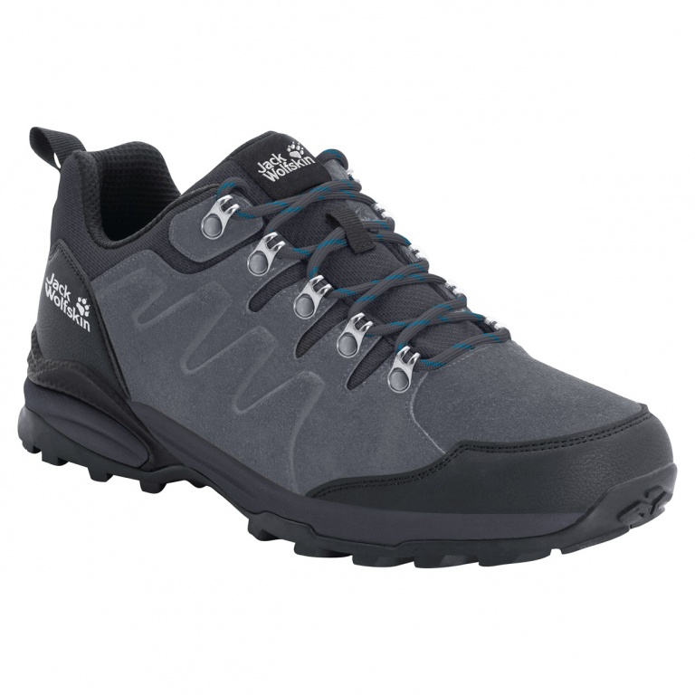Jack Wolfskin Wanderschuhe Refugio Texapore Low Veloursleder