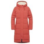 Jack Wolfskin Winter-Daunenmantel Nordlicht Coat (Fleece-Futter) rot Damen