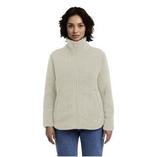 Jack Wolfskin Fleecejacke High Curl (warm, atmungsaktiv) grau Damen