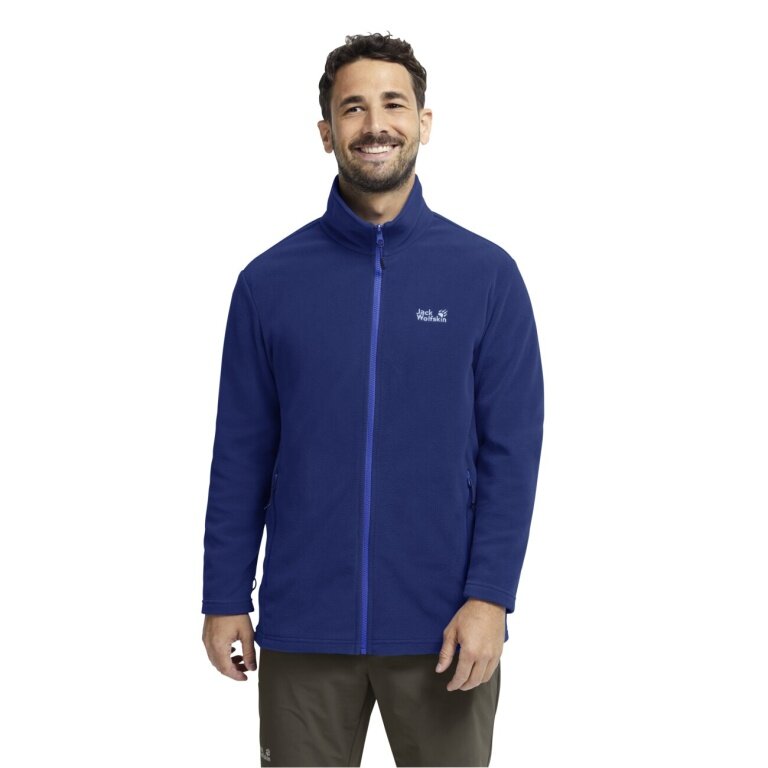 Jack Wolfskin Fleecejacke Taunus 100 Full Zip (leicht, atmungsaktiv) orchidblau Herren