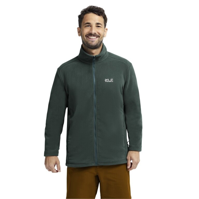 Jack Wolfskin Fleecejacke Taunus 200 Full Zip (warm, optimale Bewegungsfreiheit) sage grün Herren