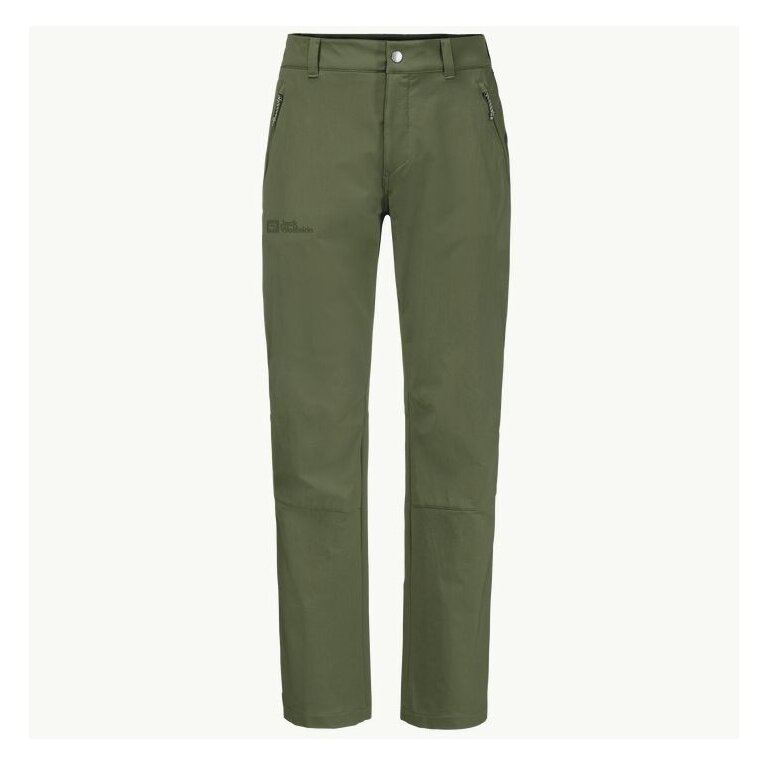 Jack Wolfskin Softshellhose Activate XT (sehr atmungsaktiv, wasser- und windabweisend) khaki/grün Herren