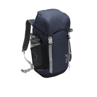 Jack Wolfskin Kinder-Wanderrucksack Explorer (bequemes Tragesystem, für Kinder ab 6 Jahren) nachtblau 20 Liter