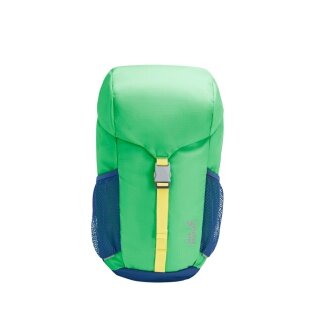 Jack Wolfskin Kinder-Wanderrucksack Explorer (für Kinder ab 6 Jahren) grün/blau 15 Liter
