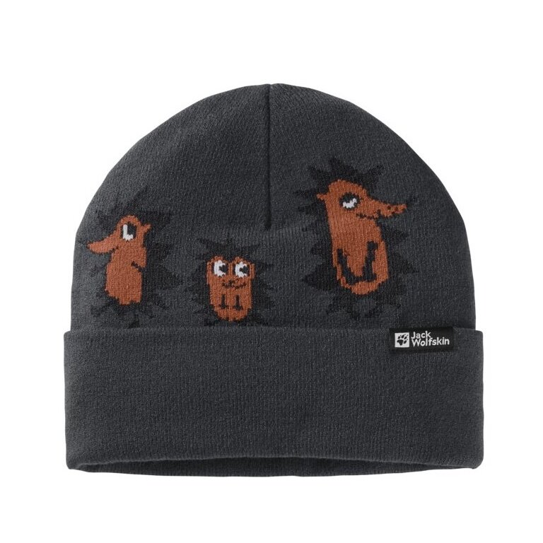 Jack Wolfskin Mütze (Beanie) Gleely - phantomgrau Kinder