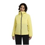 Jack Wolfskin Regenjacke Pamir (wasserdicht, winddicht) gelb Damen
