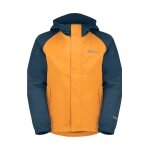 Jack Wolfskin Regenjacke Tucan (leicht, winddicht, wasserdicht) orange Kinder