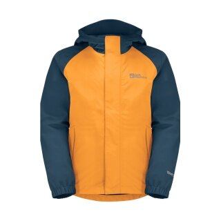 Jack Wolfskin Regenjacke Tucan (leicht, winddicht, wasserdicht) orange Kinder