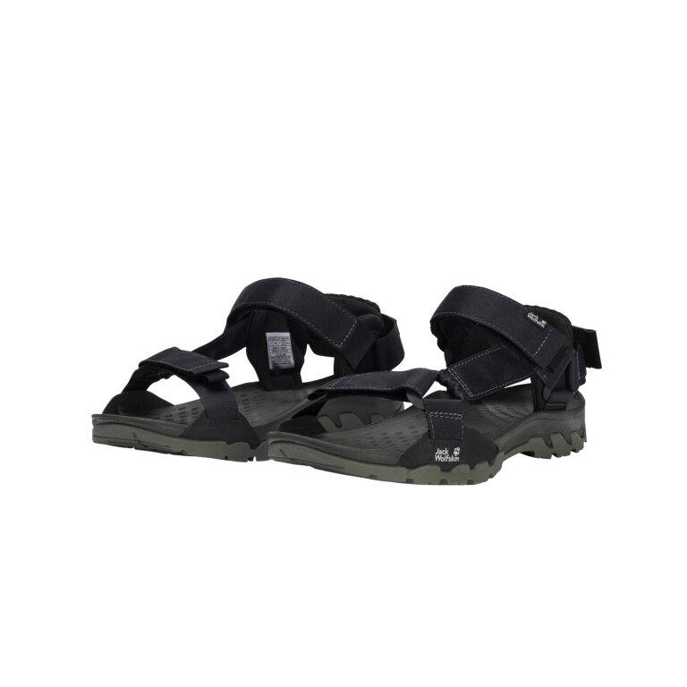 Jack Wolfskin Sandale Ridge schwarz Damen