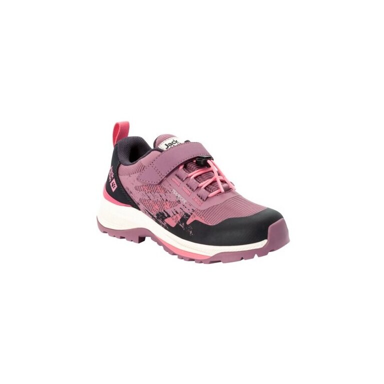 Jack Wolfskin Wanderschuhe Villi Hiker Texapore Low (wasserdicht, atmungsaktiv) violett/pink Mädchen