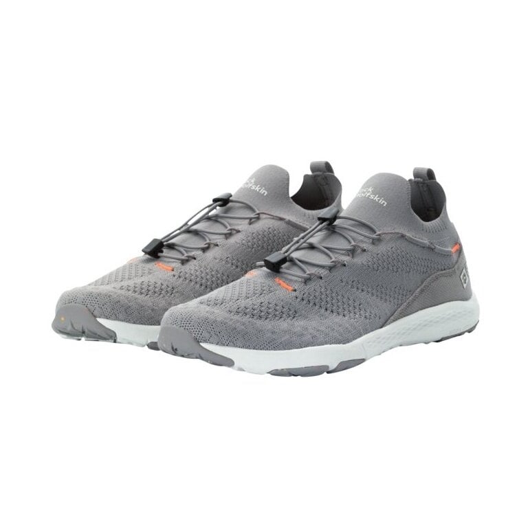 Jack Wolfskin Sneaker Spirit Knit Low (Alltagschuhe, leicht und flexible Sohle) limestone Herren