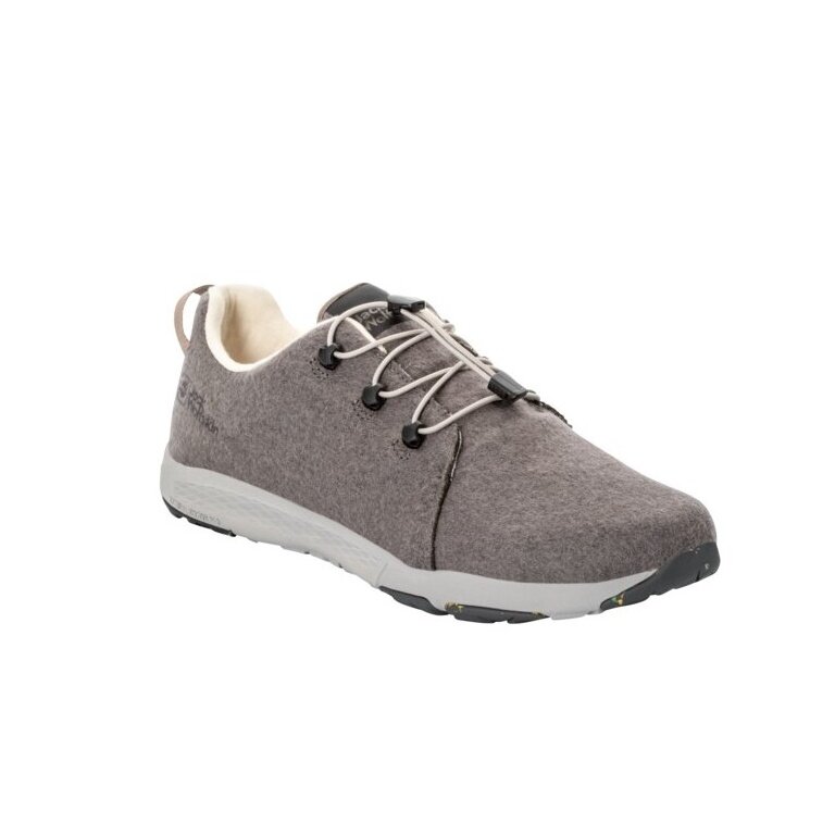 Jack Wolfskin Sneaker Spirit Wool Low (leichte, flexible Sohle) braun Herren