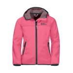 Jack Wolfskin Softshelljacke Fourwinds (wind-& wasserabweisend) pink Mädchen (164-176)