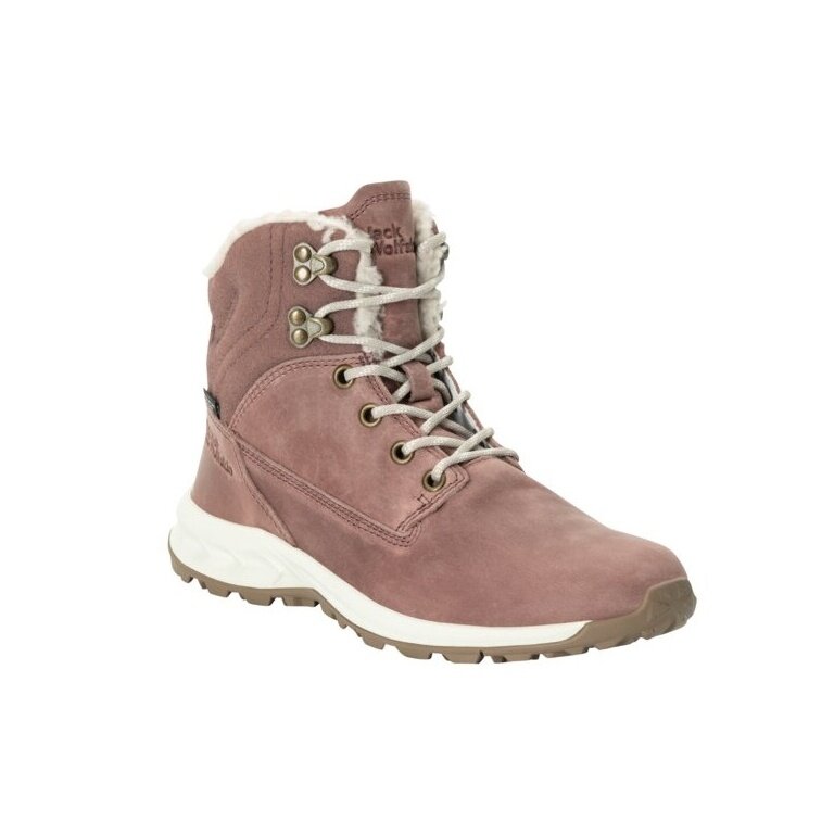 Jack Wolfskin Winterstiefel Queenstown City Texapore Mid (Leder, wasserdicht) rosa Damen