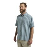 Jack Wolfskin Wanderhemd Meseta (schnelltrocknend, atmungsaktiv) Kurzarm navyblau Herren