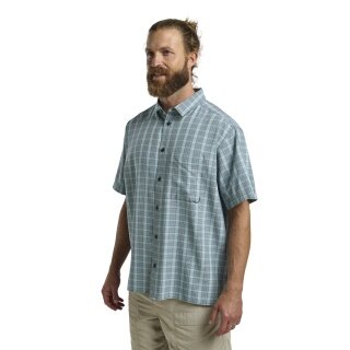 Jack Wolfskin Wanderhemd Meseta (schnelltrocknend, atmungsaktiv) Kurzarm navyblau Herren