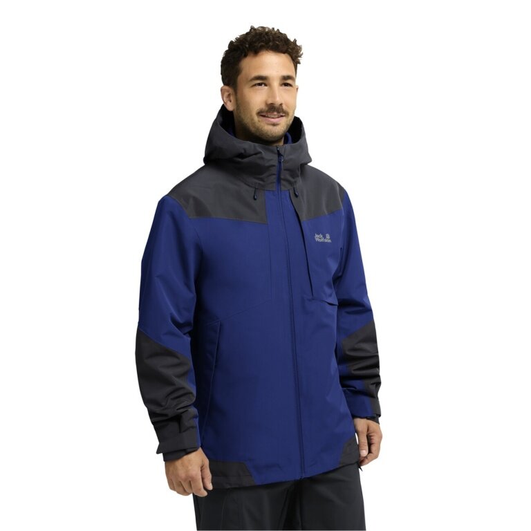 Jack Wolfskin Wanderjacke-/Regenjacke Flextrail 2-Lagen (wasserdicht, winddicht) orchidblau Herren