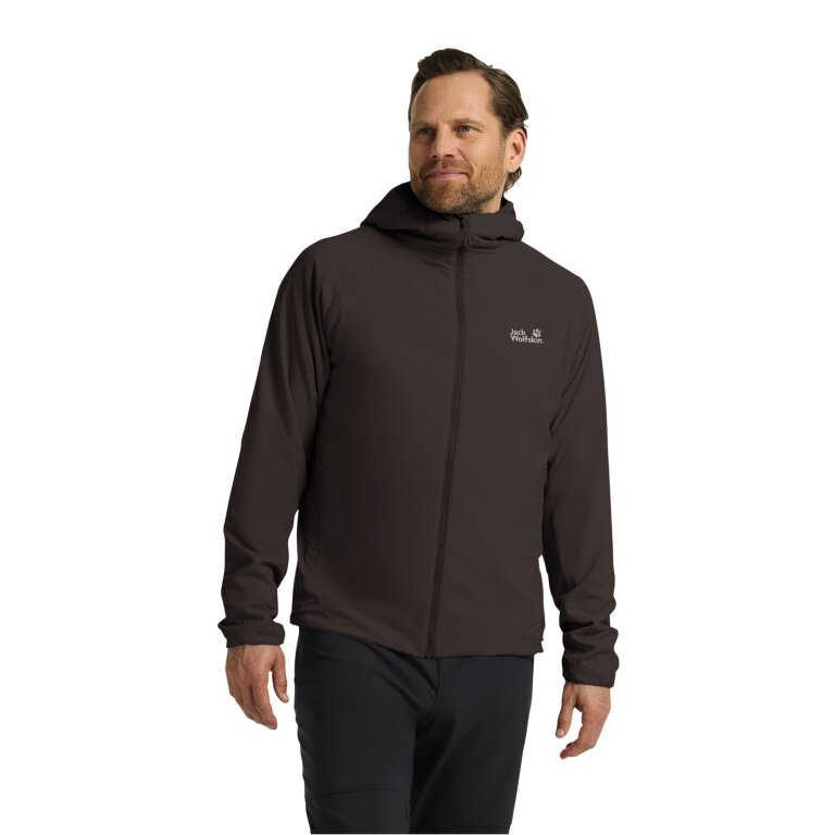 Jack Wolfskin Wanderjacke Prelight Insulated (winddicht, warm) braun Herren