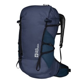 Jack Wolfskin Wanderrucksack Prelight Vent (AEROVENT PRO-Tragesystem) dunkelblau 20 Liter