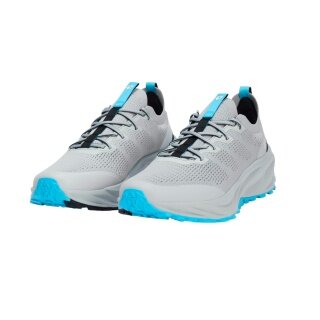 Jack Wolfskin Wanderschuhe PS Trail Knit Low (Fast-Hiking, leicht) hellgrau/türkis Herren