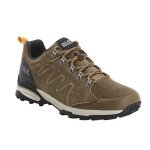 Jack Wolfskin Wanderschuhe Refugio Texapore Low (Veloursleder, wasserdicht) braun Damen