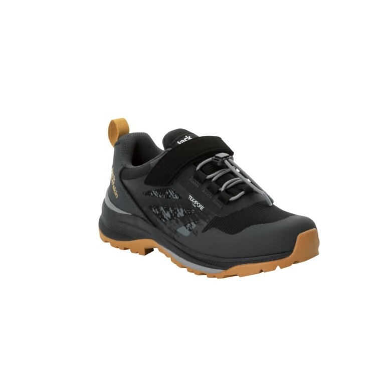 Jack Wolfskin Wanderschuhe Villi Hiker Texapore Low (wasserdicht, atmungsaktiv) dunkelgrau Kinder