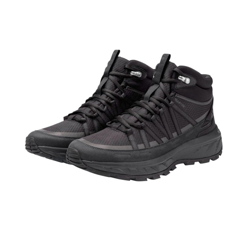 Jack Wolfskin Wanderschuhe Wild Hike Texapore Mid (wasserdicht) schwarz Herren