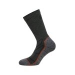 Jack Wolfskin Wandersocke Crew Vojo CL (geruchshemmend, schnelltrocknend) dunkelgrau - 1 Paar
