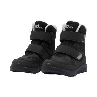 Jack Wolfskin Winterschuhe Polar Bear-B Texapore Mid Vc (wasserdicht, atmungsaktiv) schwarz Kleinkinder Jungen