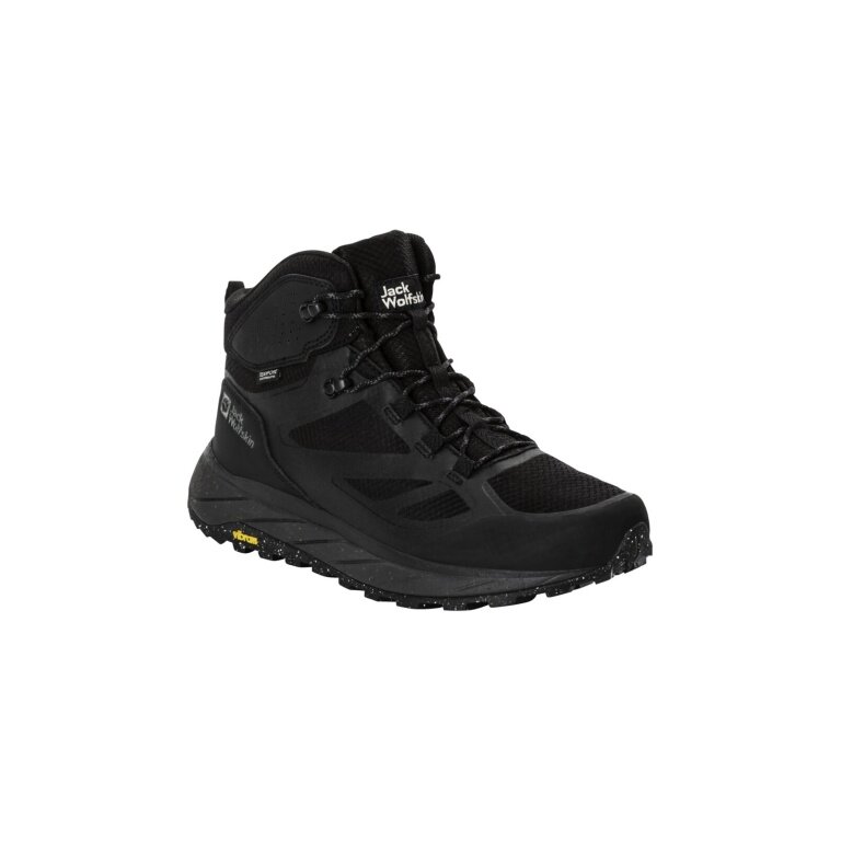 Jack Wolfskin Wanderschuhe Terraventure Texapore MID (wasserdicht) schwarz Herren